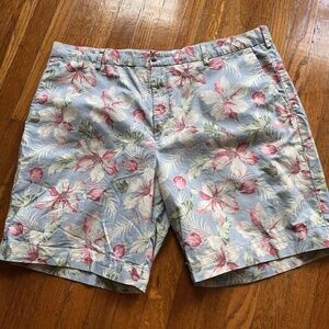 Polo Ralph Lauren Shorts Sz 40 Adult Floral Hawaiian Chino Classical Fit